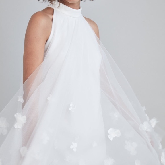 Amsale Little White Dress - Picture 1 of 7